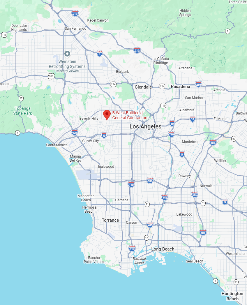 LA Google Map | B West