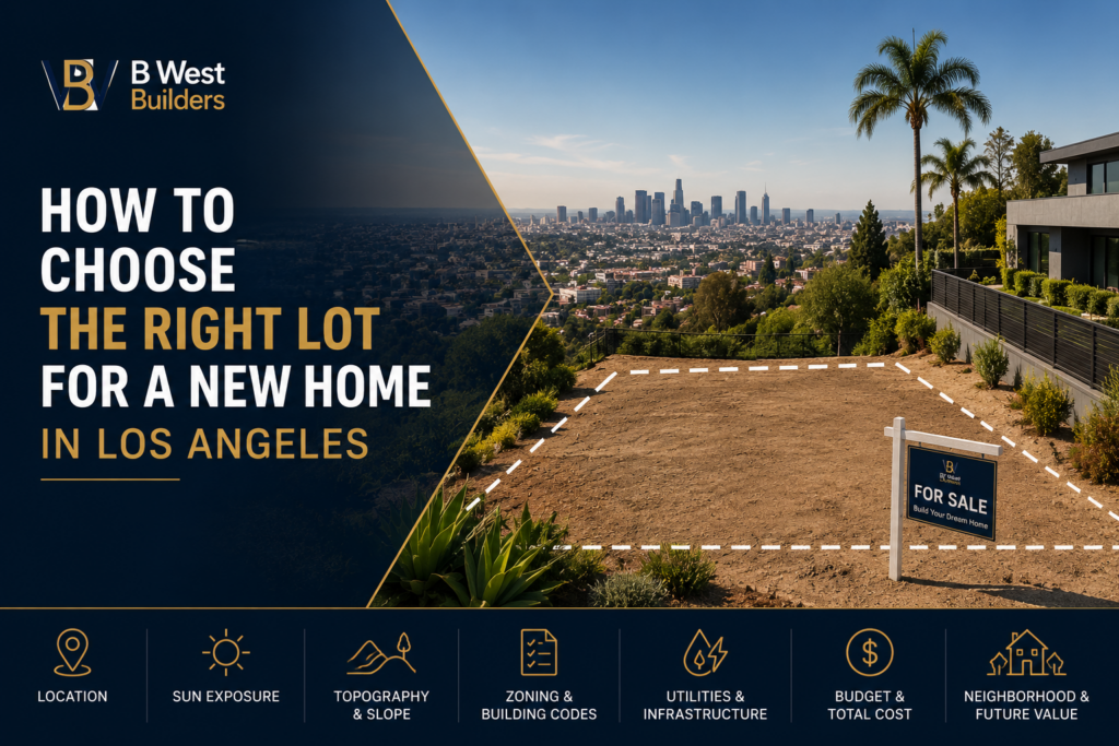 Choosing the right lot in LA - B West