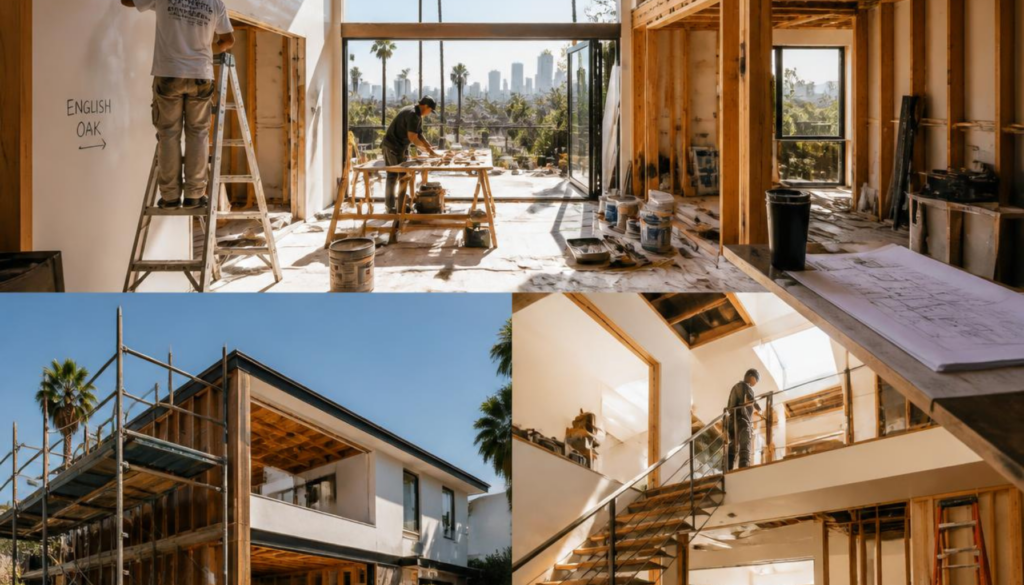 Home During Major Renovation in LA