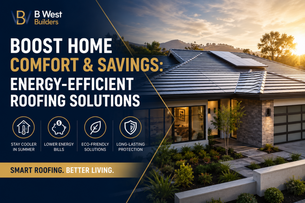Boost Home Comfort and Savings Energy-Efficient Roofing Solutions